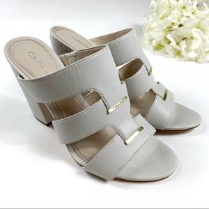 Calvin Klein Shay Strappy Sandal Heels - Size 8